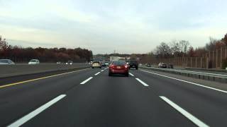 New Jersey Turnpike (Exits 8A to 9) northbound (Car Lanes)