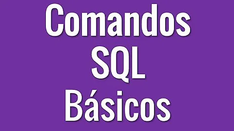 ¿Cuáles son los 4 comandos básicos de SQL?