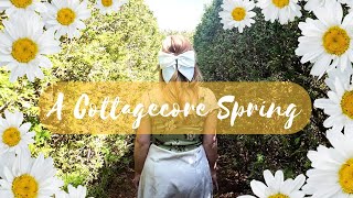 A Cottagecore Spring | DIY Daisy Dress | Tea Party | Bike Ride | Dollhouse Makeover👗🫖🌷