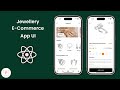 Jewellery Ecommerce App UI in React Native Expo | Jewellery Shopping App UI in React Native