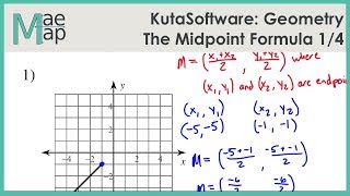 KutaSoftware: Geometría: La fórmula del punto medio (Parte 1) screenshot 5