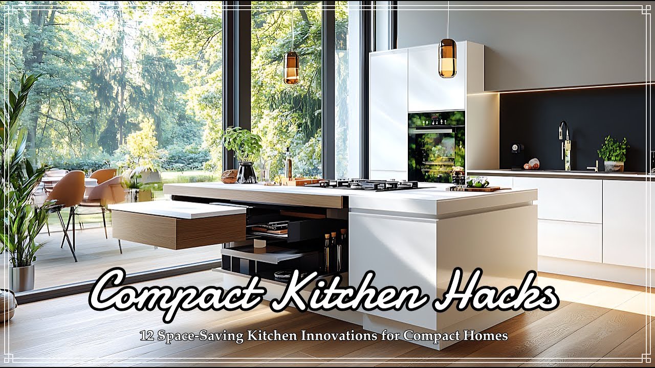 Compact Kitchen Hacks:12 Space-Saving Kitchen Innovations, Genius Storage & Design Tips