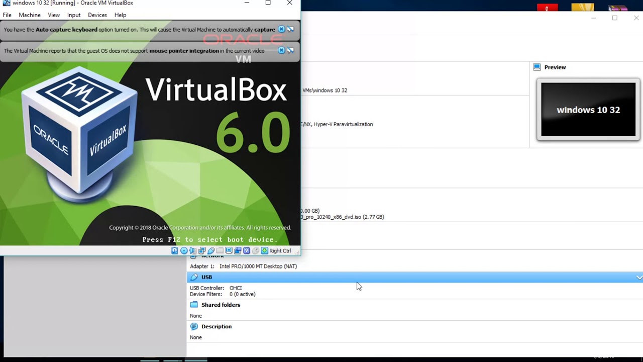 Vm virtualbox extension