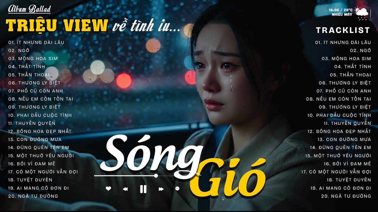 Sóng Gió, Ít Nhưng Dài Lâu ♫ Album Ballad Triệu View Về Tình ¡ʊッ❤ Đặc Biệt Hay Hot Trend 2025