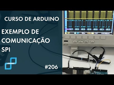 EXEMPLO DE COMUNICAÇÃO SPI | Curso de Arduino #206