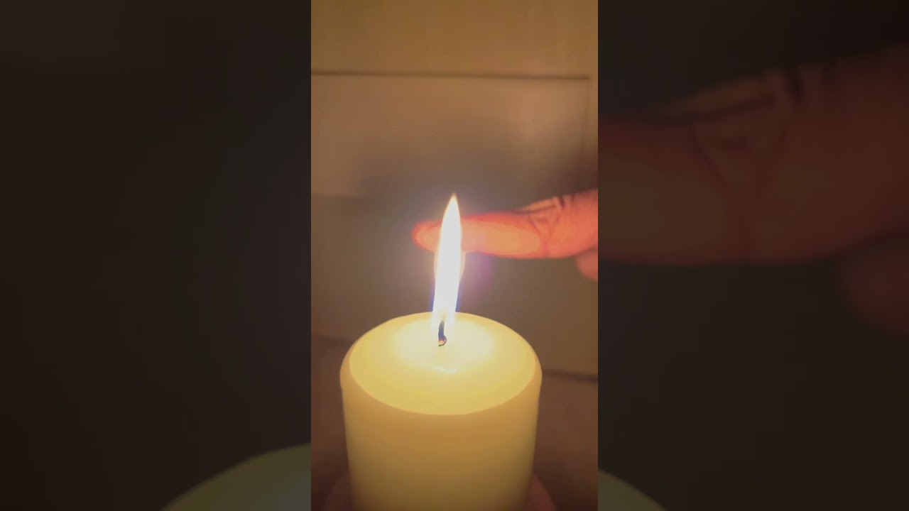 Wow I can touch fire. Don’t try this at home. 