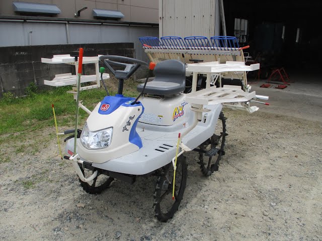 イセキ 乗用型田植機 PPZ4-SD クランク式 4条植 パワステ付き リコイル