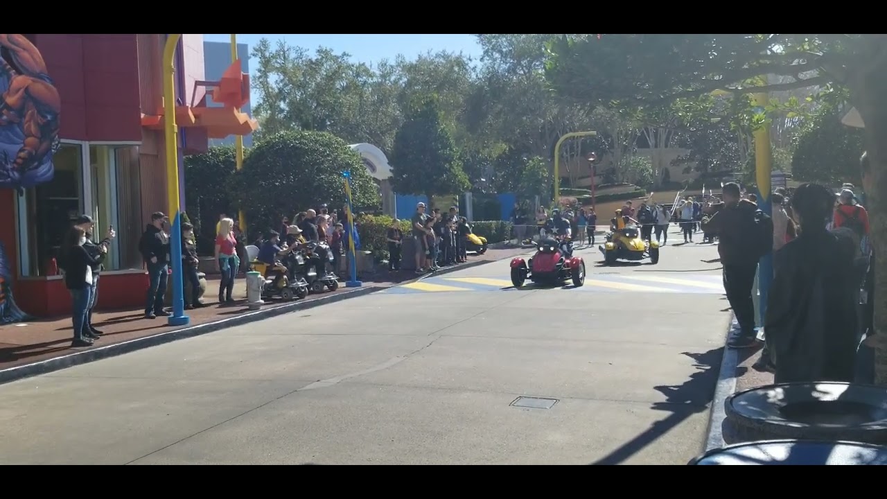 Marvel superhero entrance at Universal islands of Adventure!