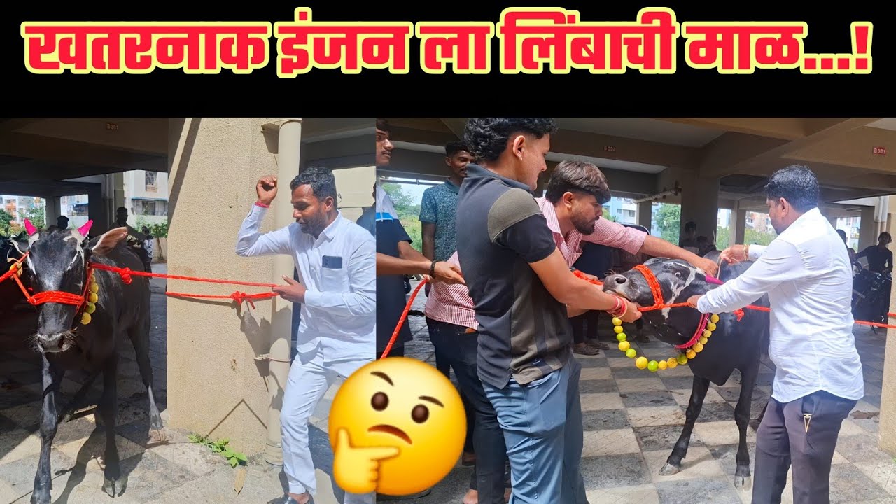 खतरनाक इंजन ला लिंबाची माळ...!