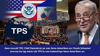 🔥⛳🇭🇹🚨🇺🇸🔥Gwo nouvèl TPS: Chèf Demokrat yo nan Sena a anonse lap Rule 14 bill la nan kalandriye Sena a