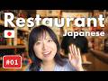 #01 Real Japanese for Restaurants (Part1) | Shadowing & Role Play Practice