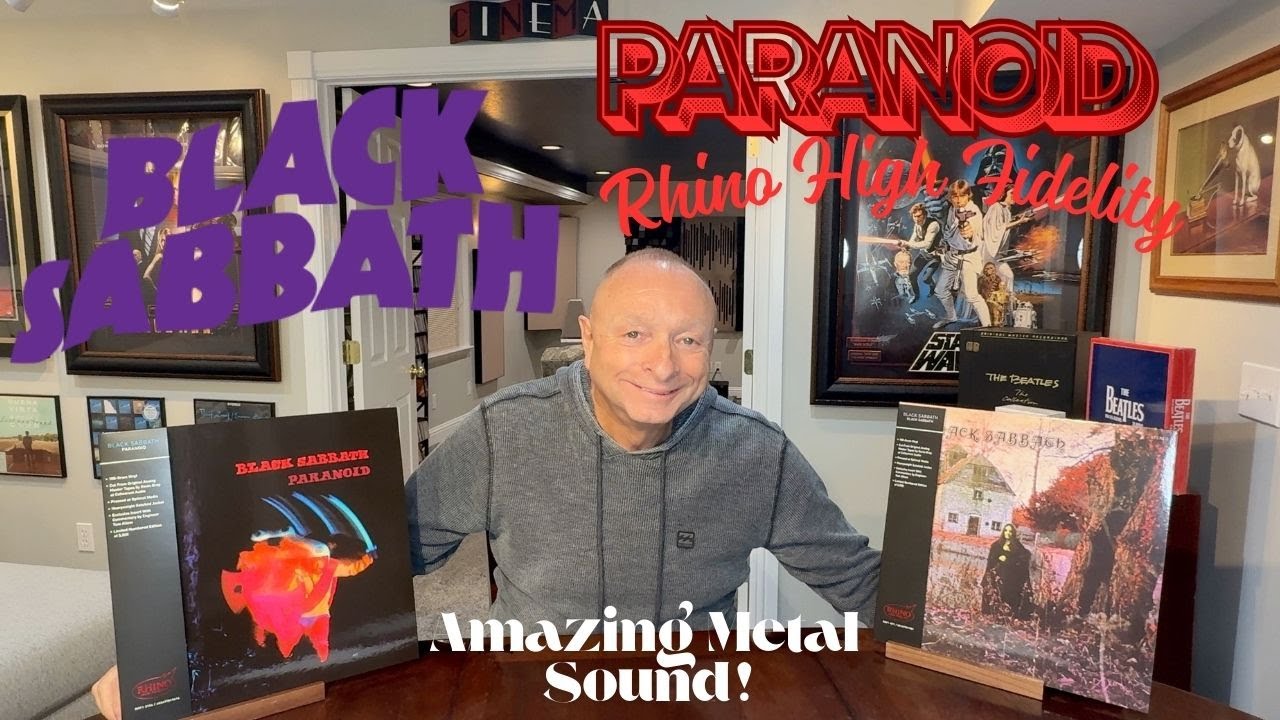 BLACK SABBATH PARANOID & BLACK SABBATH 1970 ALBUMS. INCREDIBLE METAL SOUND  ON RHINO HIGH FIDELITY!