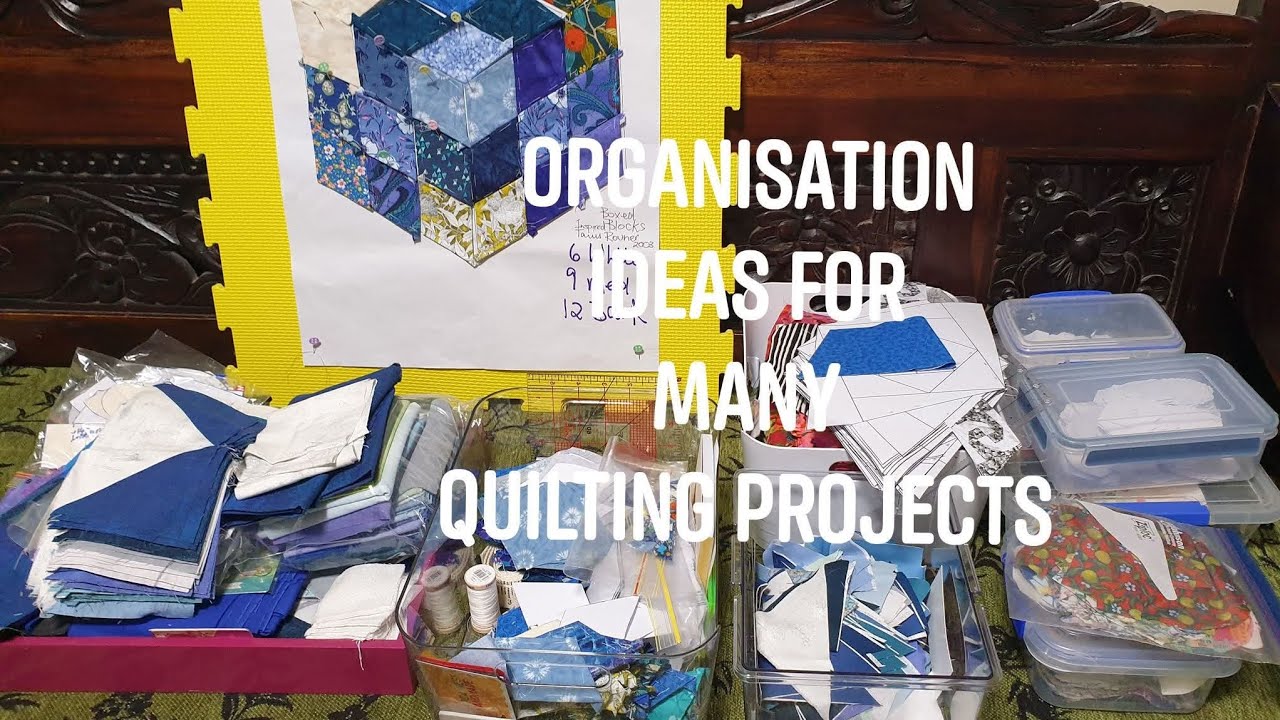 Организация многочисленных проектов по лоскутному шитью в контейнерах. Эпизод 289.