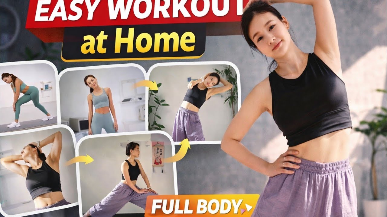 Easy Full Body Workout at Home | Stretching & Mobility for Beginners