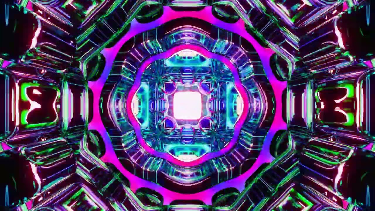 VJ LOOPS - Gods Vision Transition | For RAVES or Dance Floors | Footage animation 