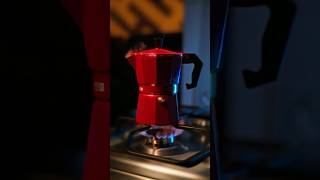 Moka pot coffee cinematic B roll video