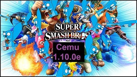 SM4SH Cemu 1.10.0e | No Input Bug! | Great Audio! | No Rob :
