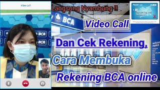 Mudah ! Video Call dan Cek Nomor Rekening, Cara Buka Rekening BCA ONLINE screenshot 5
