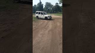 T TRACK PRACTICE 3GEAR HAMESHA OLD MODEL SCORPIO SE KARE #automobile #biharpolice #driver #bihar
