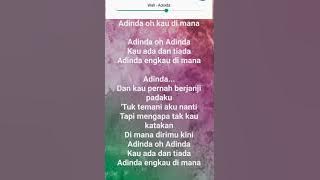 Karaoke Adinda - Wali