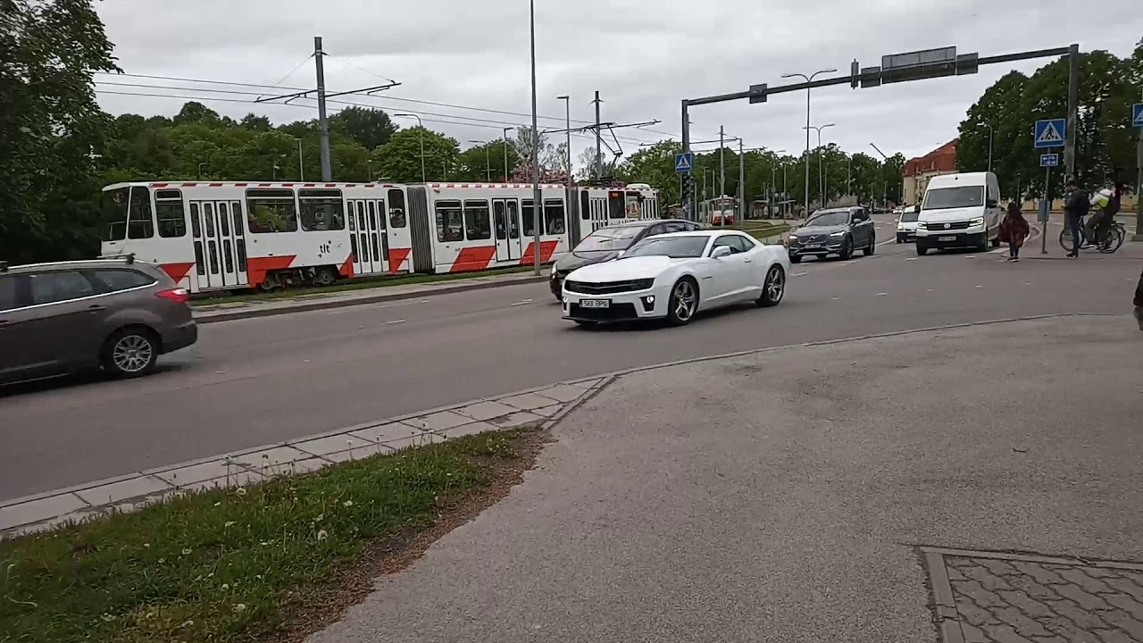 Трамвай Tatra KT6, город Таллинн