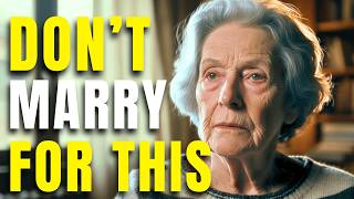 I’m 88. Don't Marry For Love. (Marry For This)