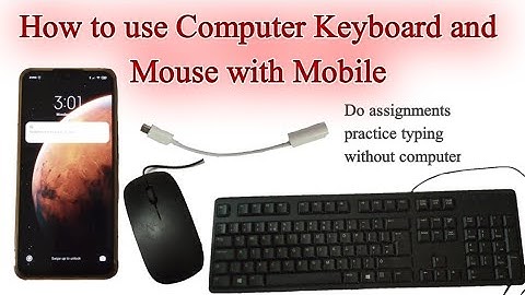 How to Connect Keyboard and Mouse to phone || Learn and Practice Typing Online with Mobile