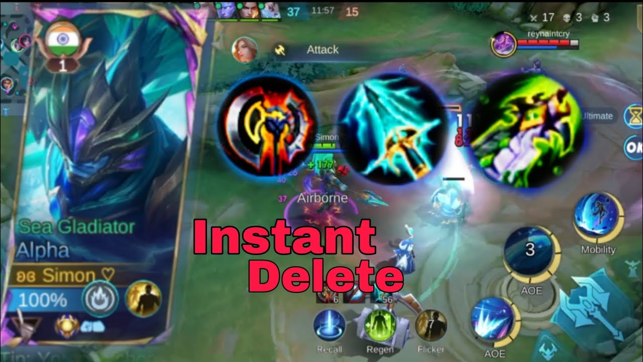ALPHA is instant delete enemy and make MANIAC gameplay | Mobile Legend 5v5 2026