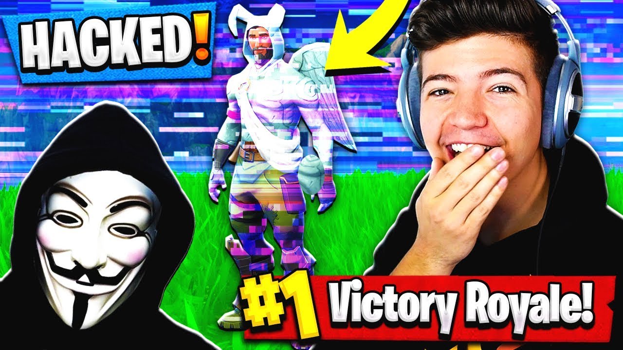 i hacked a youtubers fortnite account - fortnite hack prank