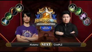 Alutemu vs GivePLZ | 2021 Hearthstone Grandmasters Asia-Pacific | Semifinal | Season 2 | Week 6