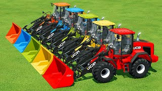 HARVEST AND TRANSPORT CARROTS WITH JCB TRUCKS AND WHEELS LOADERS - Farming Simulator 22 screenshot 5