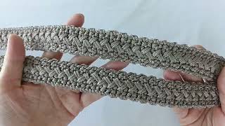 Ve Beklenen Tari̇f Geldi̇ İki̇ Tarafi Ayni Model Çanta Sapiörgü Çanta Askisi,Kni̇tted Bag Handle