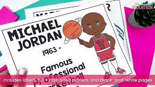 Black History Month Bulletin Board | Famous African Americans | February