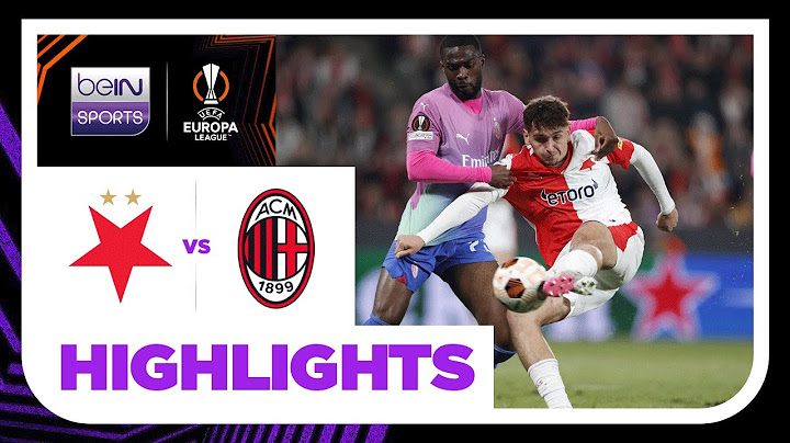 Slavia Prague v AC Milan | Europa League 23/24 | Match Highlights