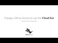 Change a Rhino license to use the Cloud Zoo