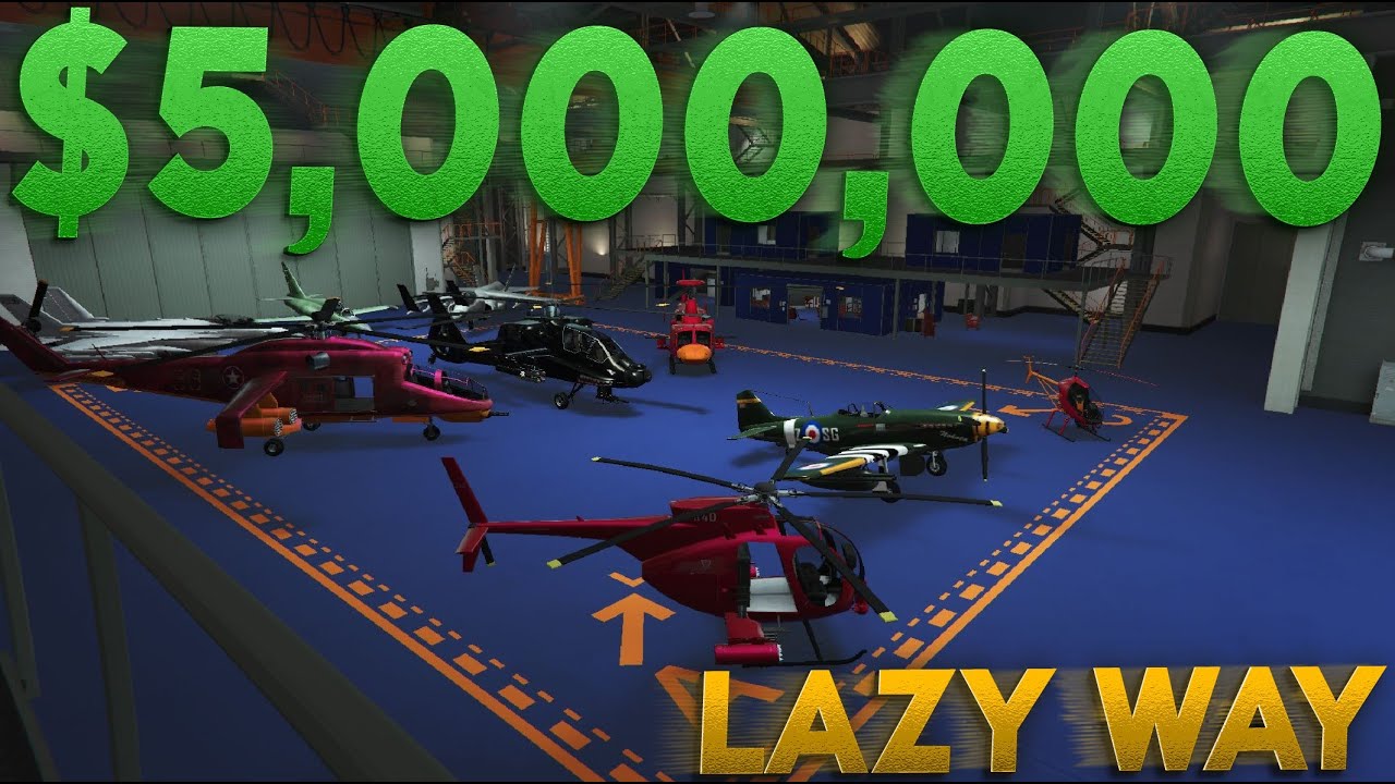 САМЫЙ ЛЕНИВЫЙ способ заработка в GTA Online | 6 миллионов долларов в день!