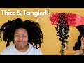 Watch Me DETANGLE my Thick &amp; VERY TANGLED Natural Hair | Relaxing Type 4 Hair Detangling Routine