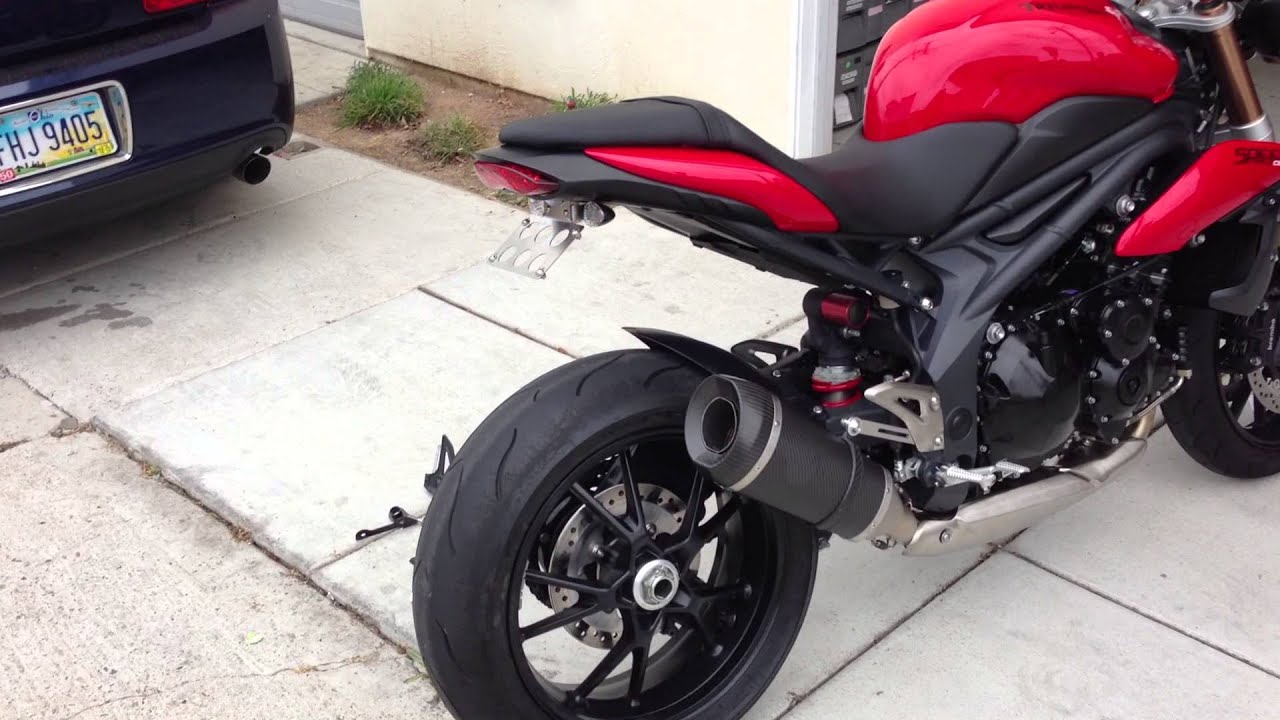 2012 Speed Triple Leo Vince Exhaust YouTube