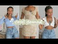 trying on ALL of my clothes *closet cleanout*