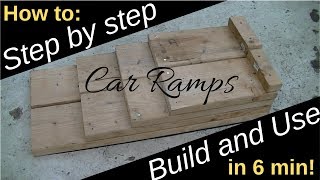 Great Diy Idea For Cars Homemade Car Ramps