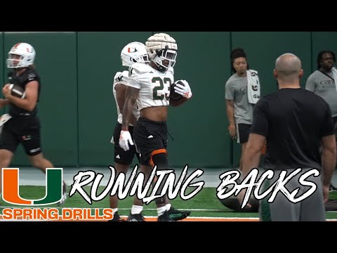 Running Backs in Spring Drills | TreVonte' Citizen Working Towards Debut After 2 Years of Injuries