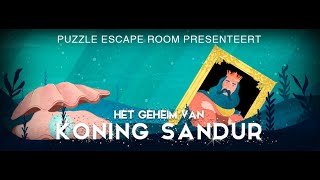 Teaser - Het Geheim van Koning Sandur III - Puzzle escape rooms Oostende