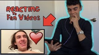 Reacting To FAN Made Videos... he's In LOVE With Me