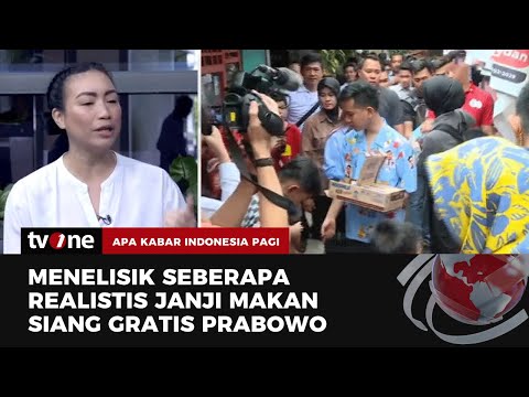 Anggaran Makan Siang Gratis Prabowo Capai Rp 400 T, Pro dan Kontra Terjadi di Ruang Publik | tvOne