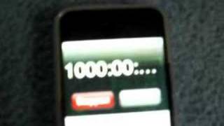 iphone  timer hits 1000 hours
