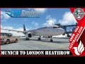 MSFS LIVE | Fenix A320 Lufthansa | GSX-PRO | Munich to London Heathrow | EDDM - EGLL