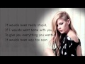 Avril lavigne  daydream  lyrics 