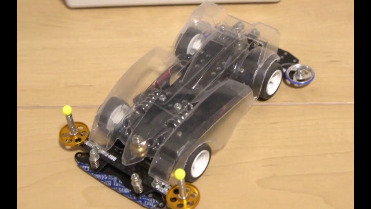 mini4wd】トライダガーXXのボディを無加工ポン付け提灯改造・ポリカ