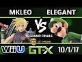 GTX 2017 Smash 4 - BSD | Elegant (Luigi) vs FOX MVG | MKLeo (Cloud) - Wii U G.Finals