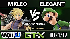 GTX 2017 Smash 4 - BSD | Elegant (Luigi) vs FOX MVG | MKLeo (Cloud) - Wii U G.Finals